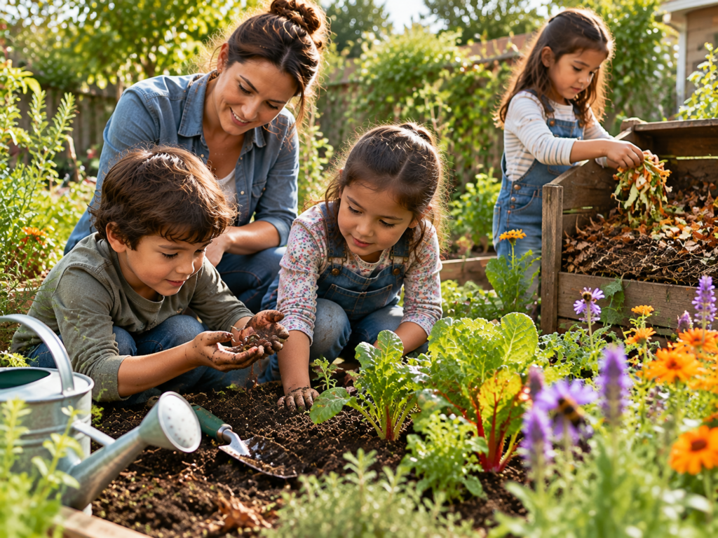 What Environmental Education Do Kids Get From a Garden?