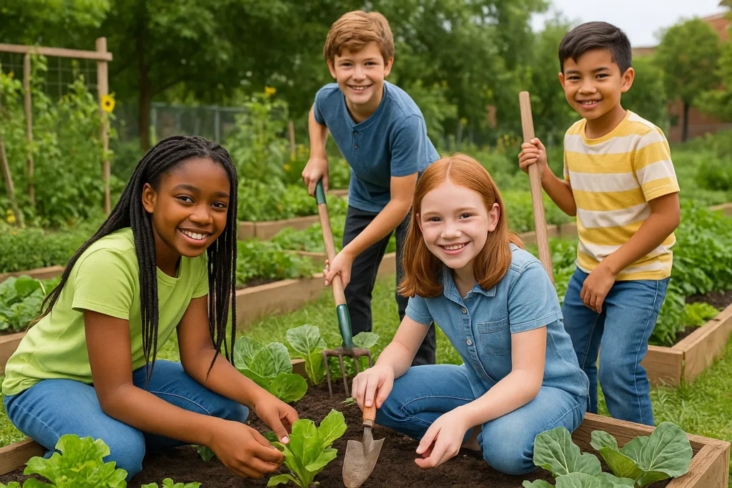 How School and Community Gardens Help Kids Learn and Grow