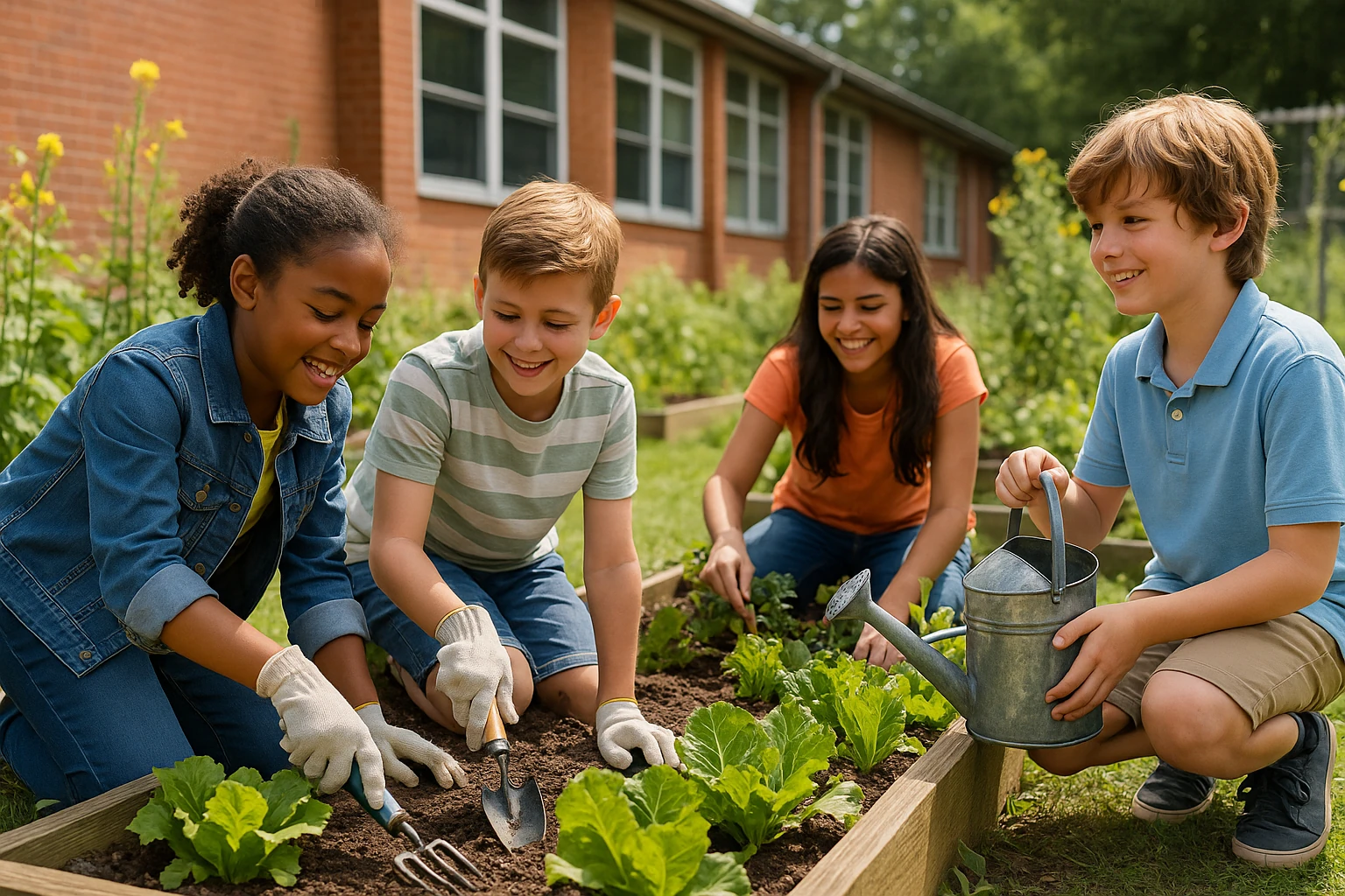 School Gardens: Teaching Kids About Sustainability
