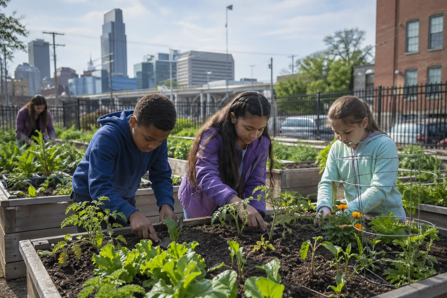 Urban gardening kids programs